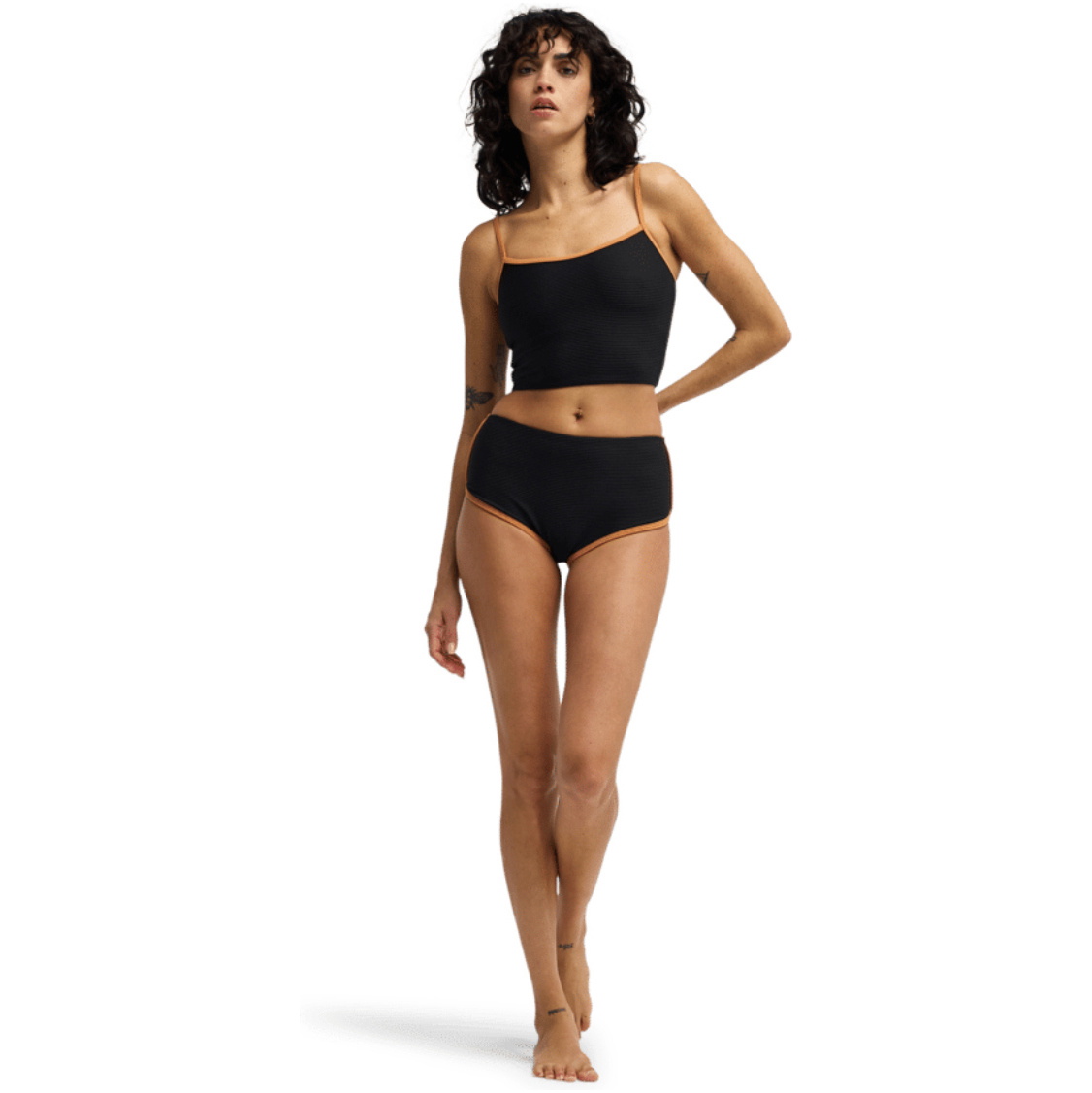 2026 Billabong Womens Tanlines Surf Tank Bikini Top 24O171602 - Black